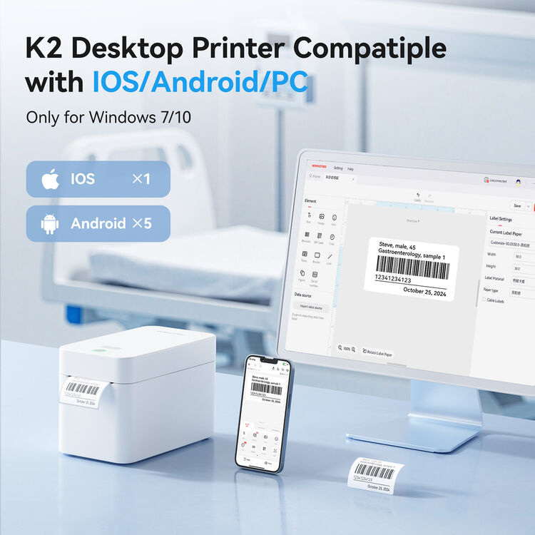 NIIMBOT K2 Desktop Label Printer