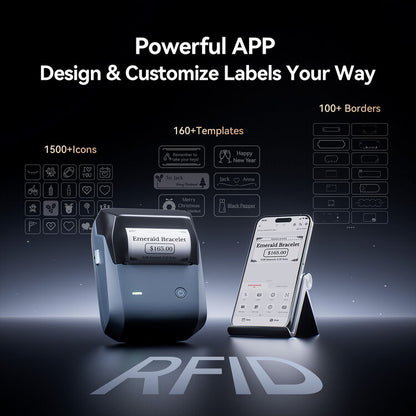 NIIMBOT B1 Pro Label Maker,  Red & Black Dual-Color