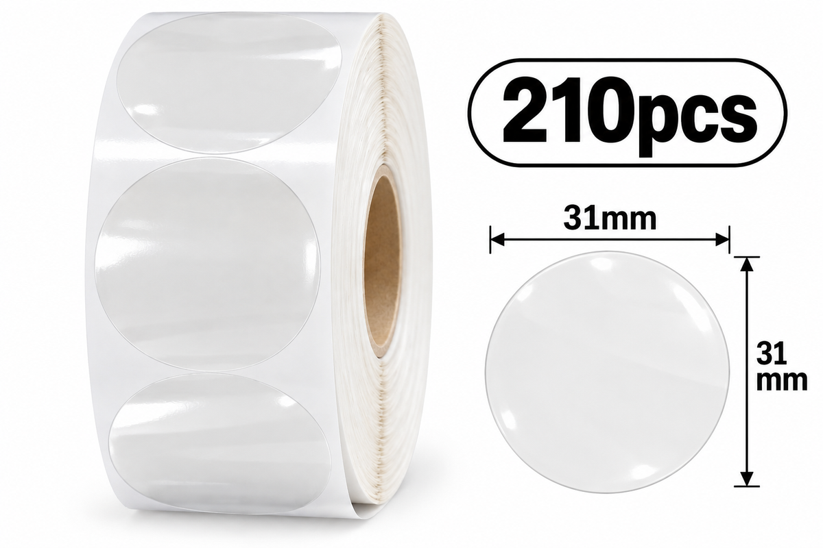 NIIMBOT B21, B1, B3S Clear labels – Transparent