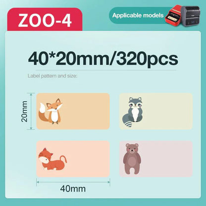 Animal Series Label for B21, B1, B3S