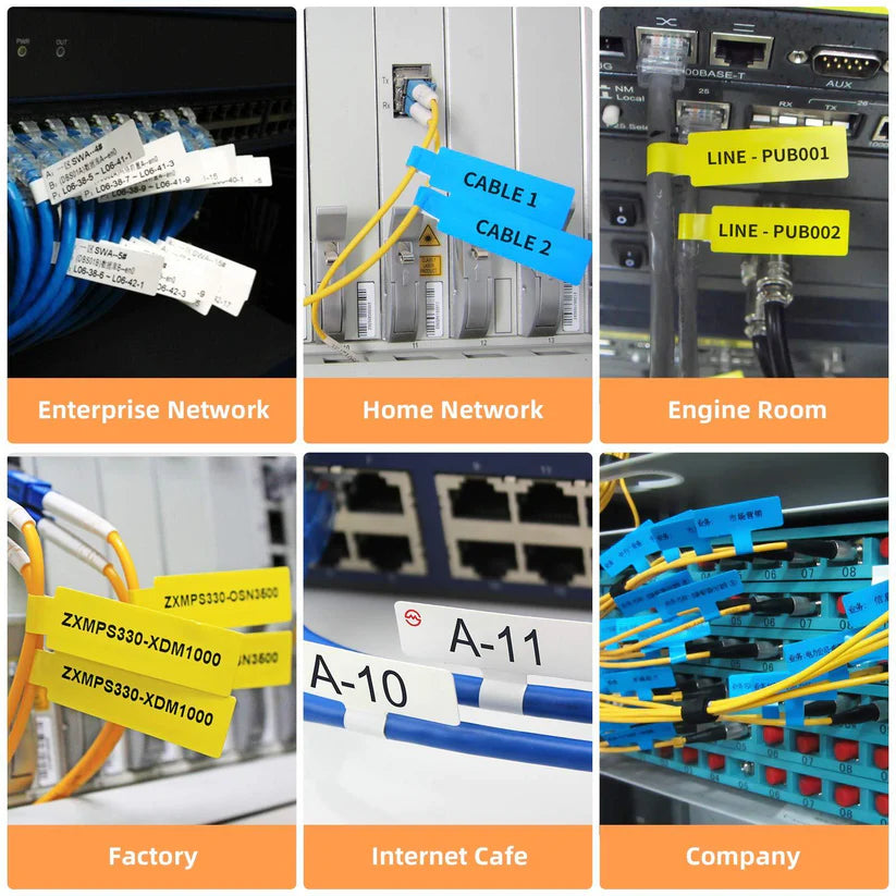 Cable Labels, Efficient Cable Management and Organization