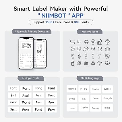 B1 Label Maker Machine with Tape