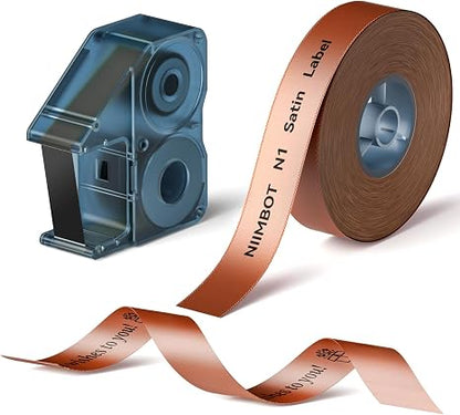 NIIMBOT N1 Satin Ribbon, Only for N1 Label Maker for Gifts