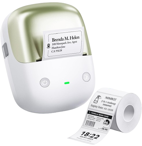 NIIMBOT B2 Pro Label Maker, Red & Black Dual-color