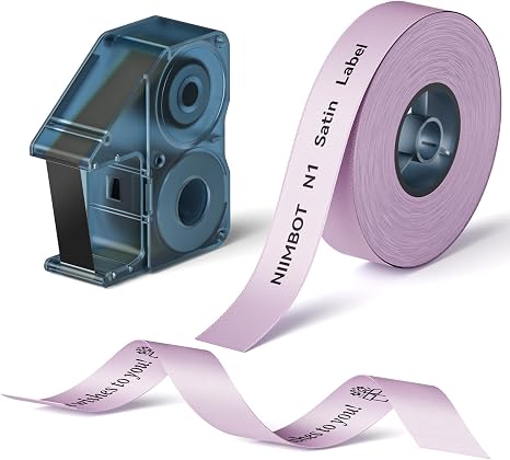 NIIMBOT N1 Satin Ribbon, Only for N1 Label Maker for Gifts