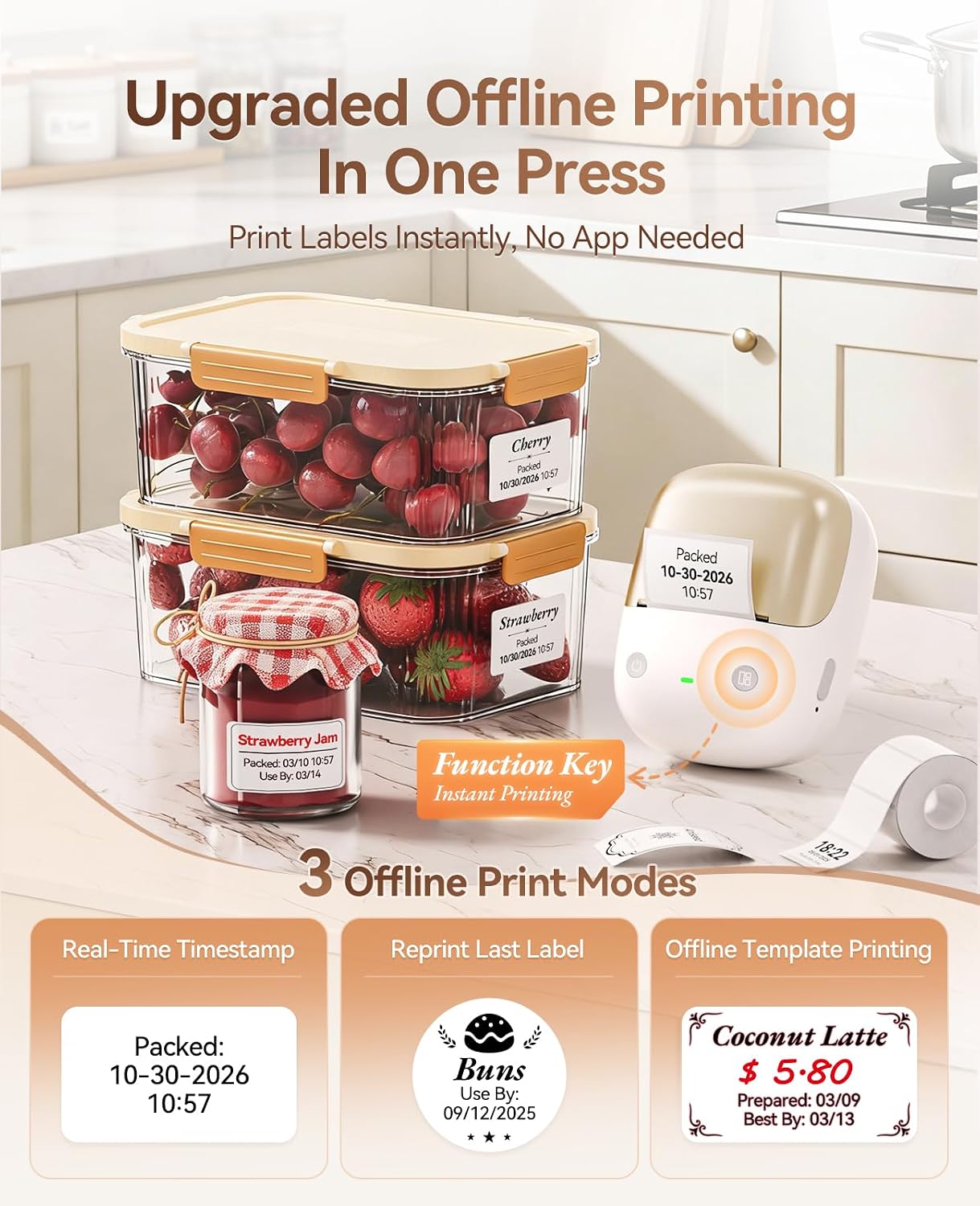 NIIMBOT B2 Pro Label Maker, Red & Black Dual-color