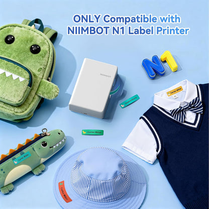 NIIMBOT Clothes Label Only for N1 Label Maker, 10x60mm Hot Stamping