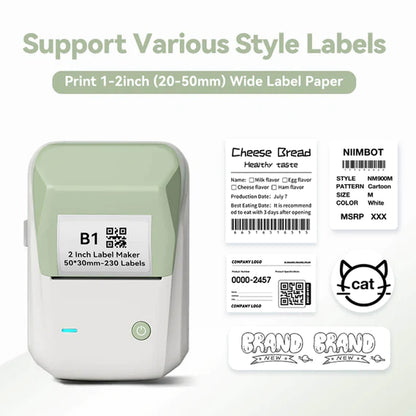 B1 Label Maker Machine with Tape