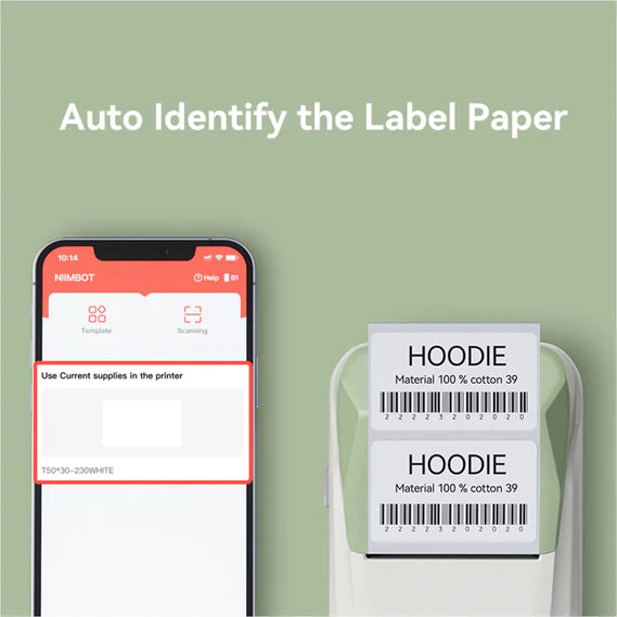 B1 Label Maker Machine with Tape