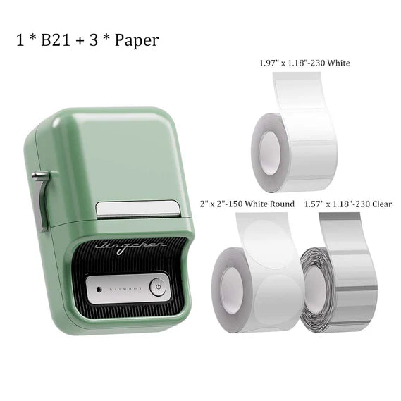 B21 2 Inch Label Maker Machine with Tape - Efficient Labeling Solution