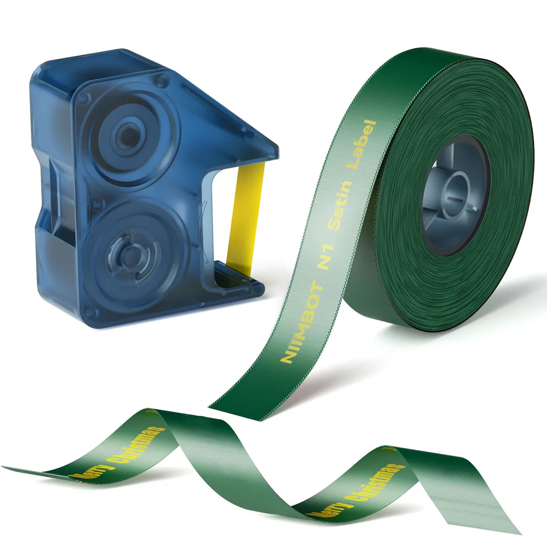 NIIMBOT N1 Satin Ribbon, Only for N1 Label Maker, suit for Gift, Wedding, Party, Craft Wrapping, DIY