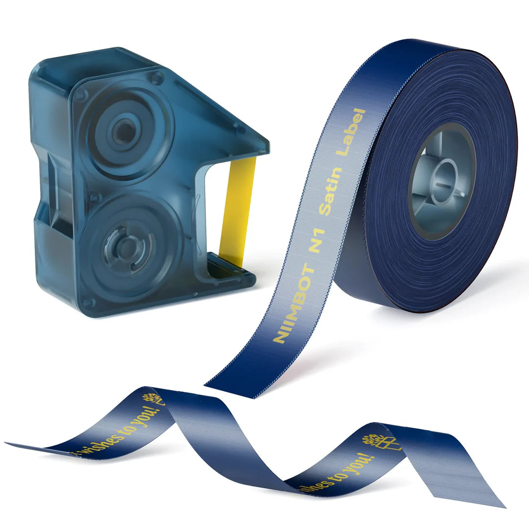 NIIMBOT N1 Satin Ribbon, Only for N1 Label Maker, suit for Gift, Wedding, Party, Craft Wrapping, DIY